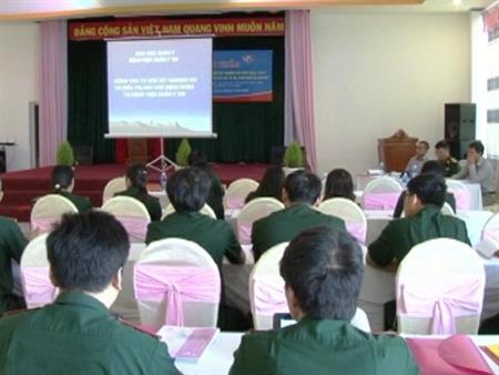 Reviewing and sharing workshop on HIV counseling and testing among mIlitary health centers in Viet Nam