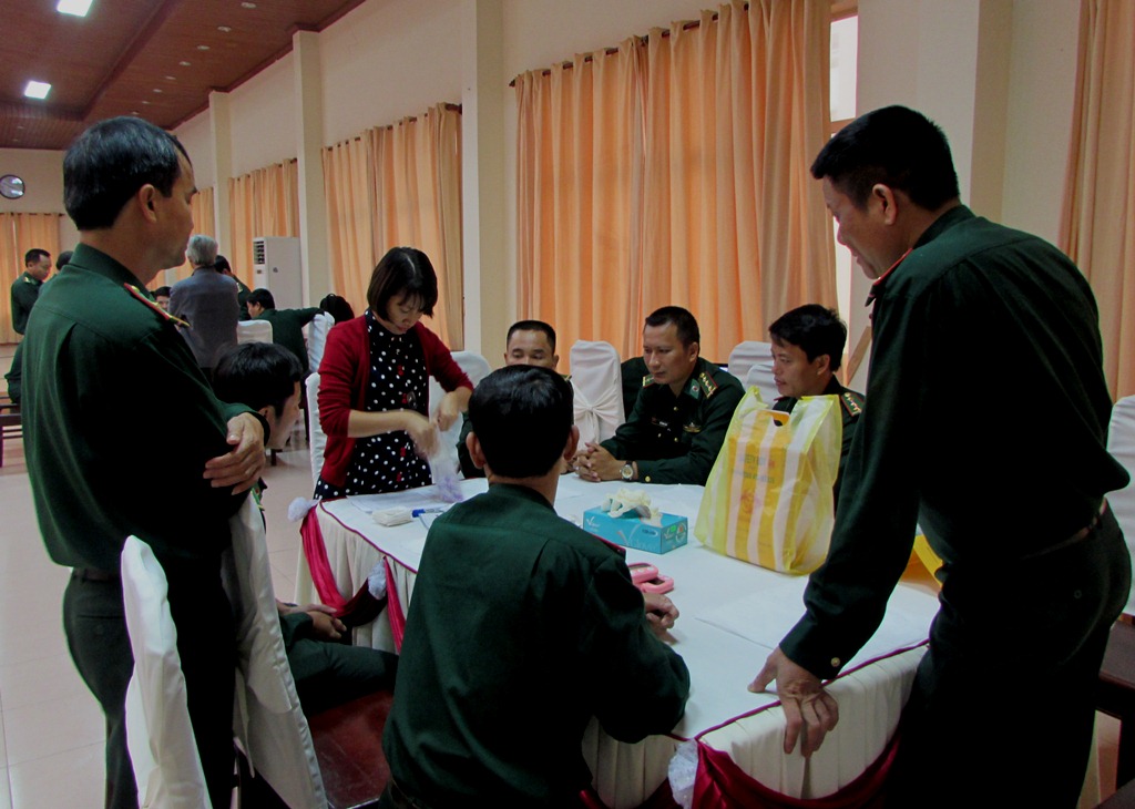 Tập huấn tư vấn xét nghiệm HIV cho cán bộ quân Y biên phòng 4 tỉnh Nghệ An, Thanh Hoá, Điện Biên và Sơn La 2