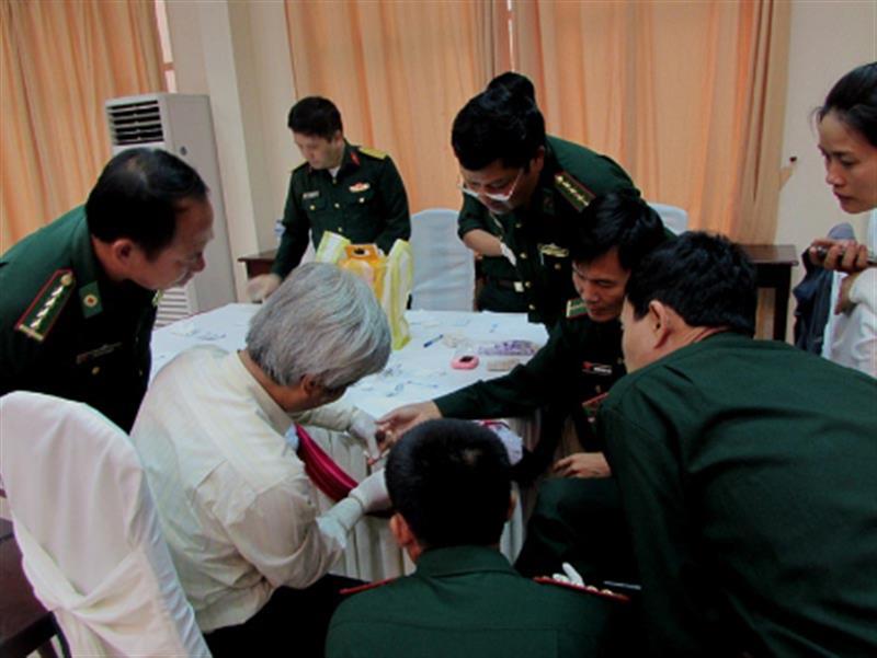 Tập huấn tư vấn xét nghiệm HIV cho cán bộ quân Y biên phòng 4 tỉnh Nghệ An, Thanh Hoá, Điện Biên và Sơn La