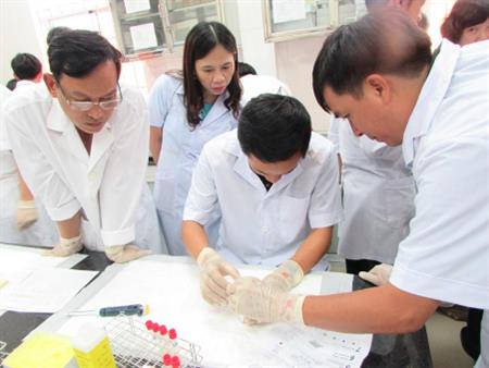 Khóa tập huấn Tư vấn, xét nghiệm (TVXN) HIV cho các cán bộ Quân y làm công tác sàng lọc HIV cho Tân Binh